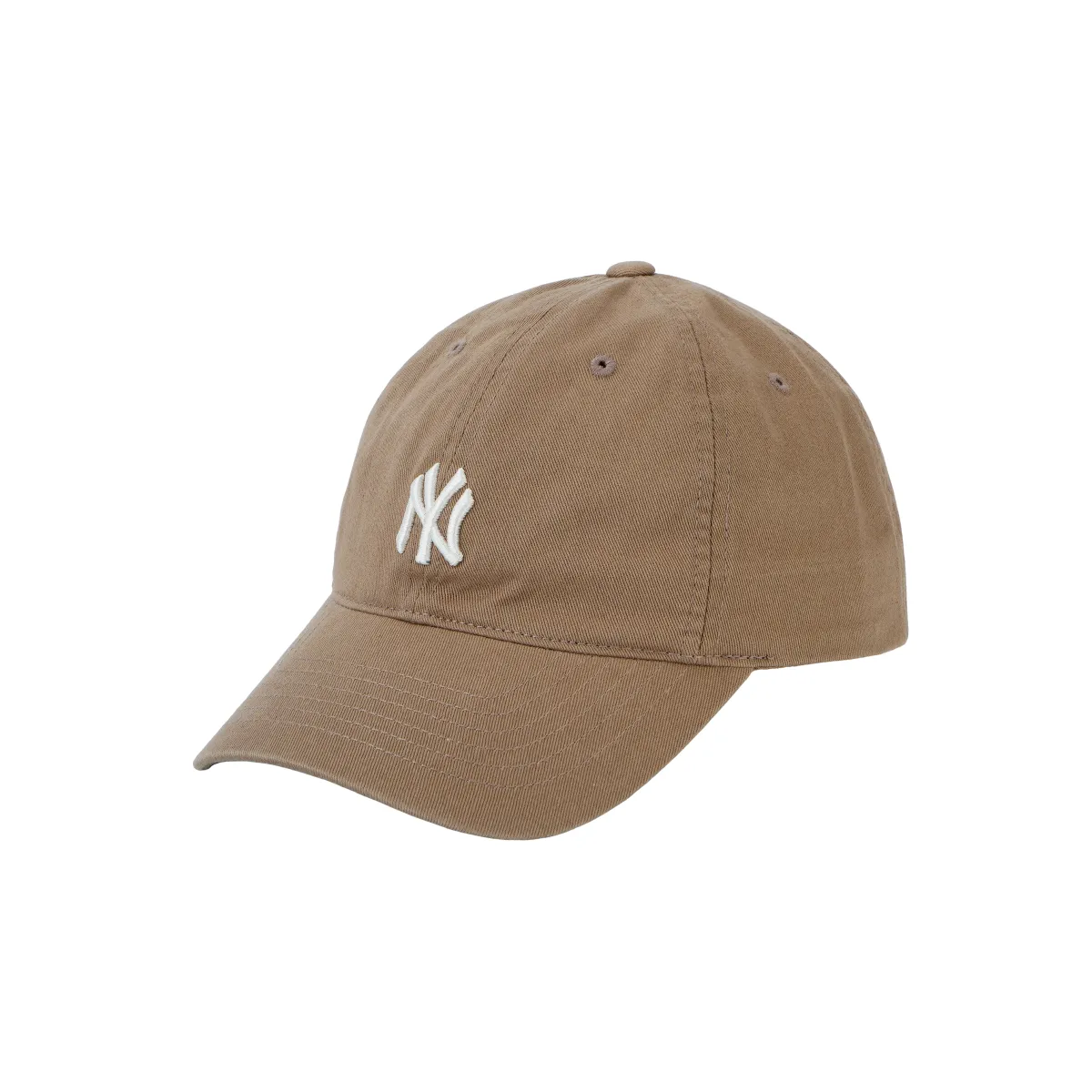 MLB Sun Protection Cotton Baseball Caps Unisex Dark Coffee