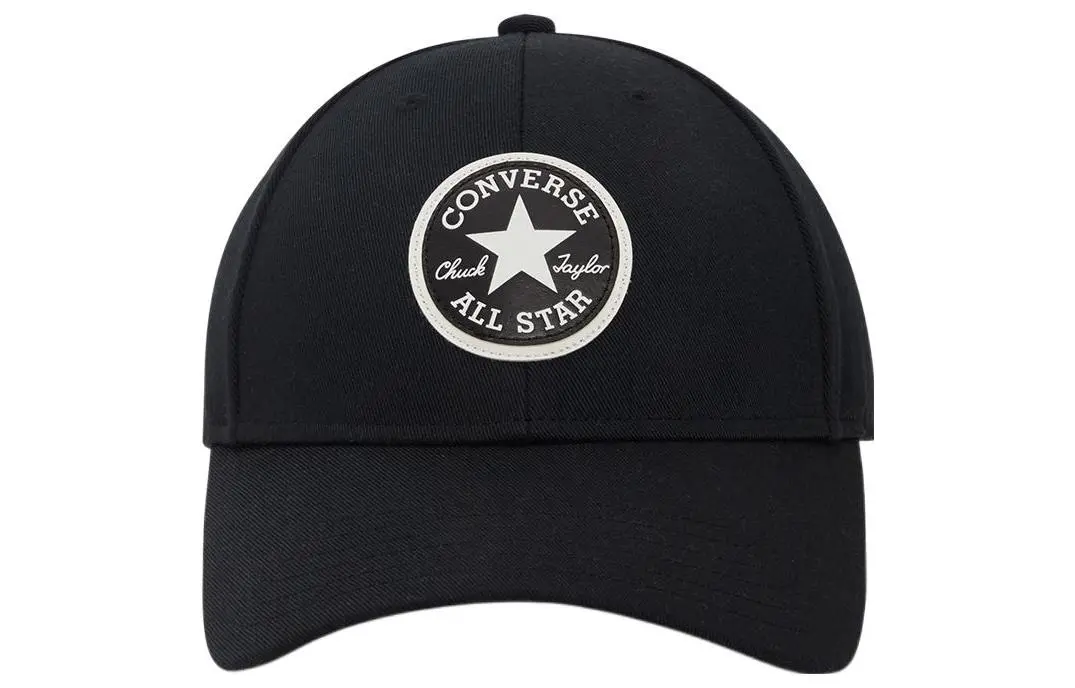 Converse Cotton Baseball Caps Unisex Black