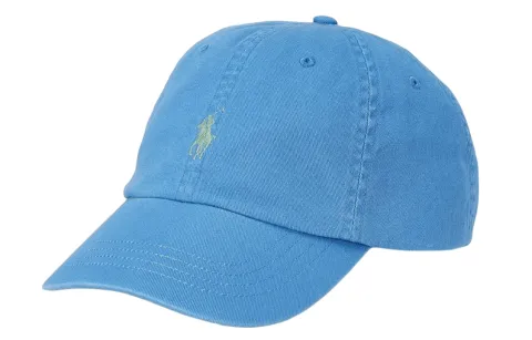 Polo Ralph Lauren Minimalist Style Cotton Baseball Caps Unisex Blue