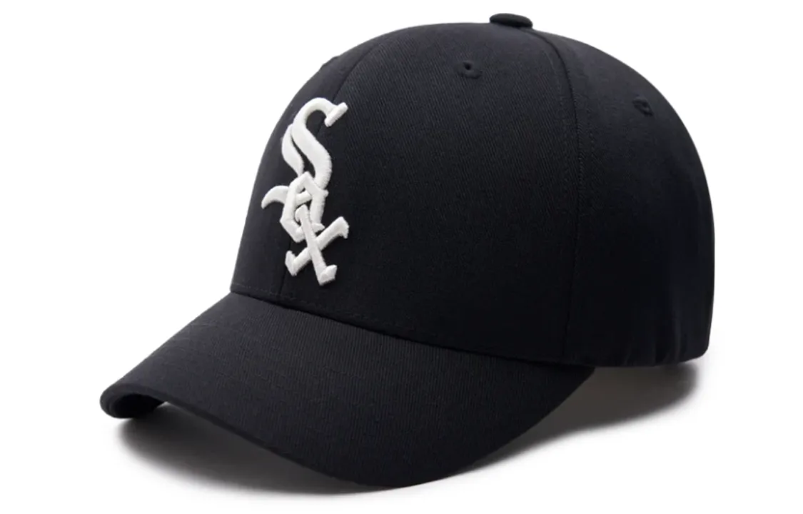 MLB Embroidery Print Polyester, Polyurethane Baseball Caps Unisex Black