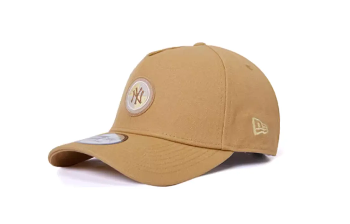 New Era Cotton Baseball Caps Unisex Khaki