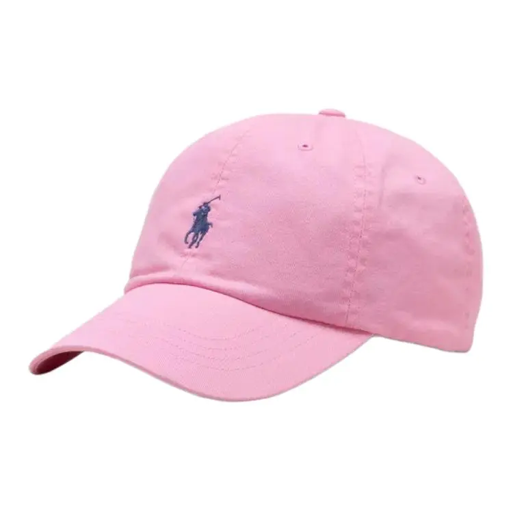 Polo Ralph Lauren Cotton Baseball Caps Unisex Pink
