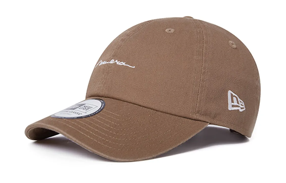 New Era Cotton Baseball Caps Unisex Khaki