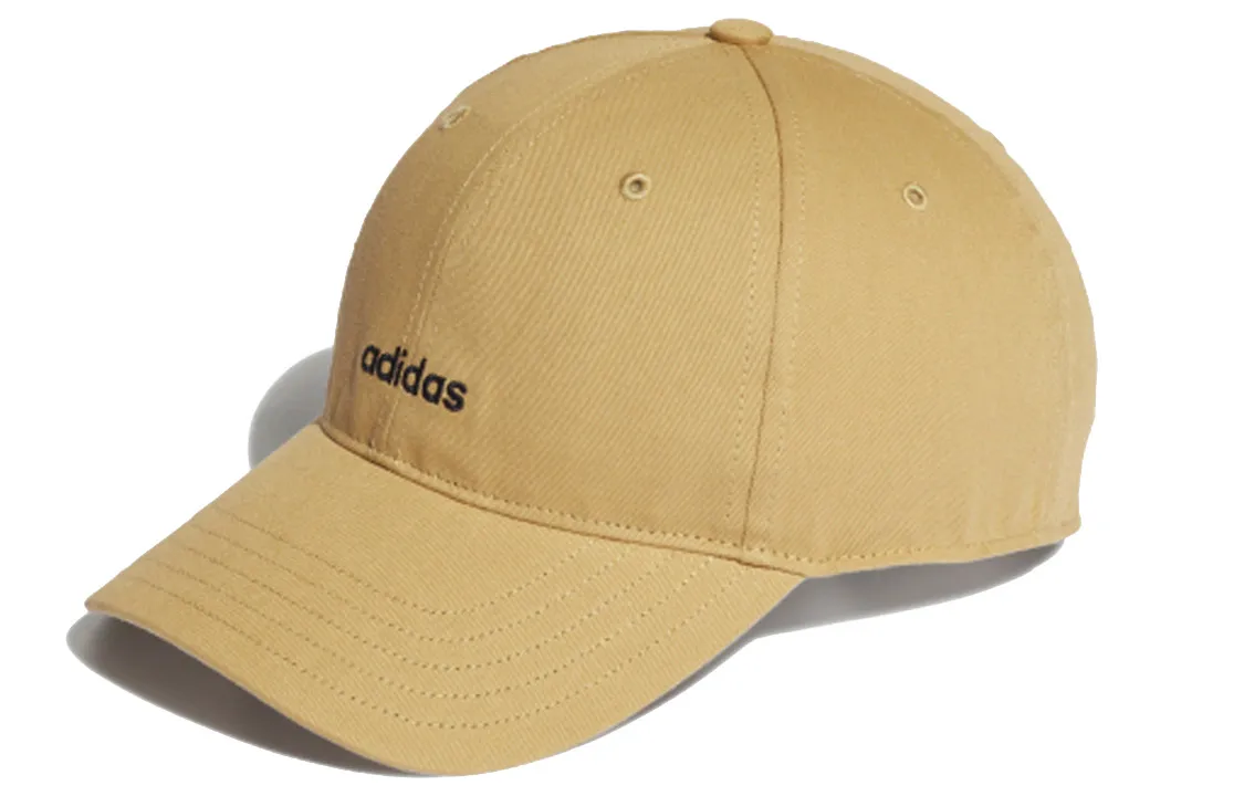 Adidas Cotton Baseball Caps Unisex Yellow