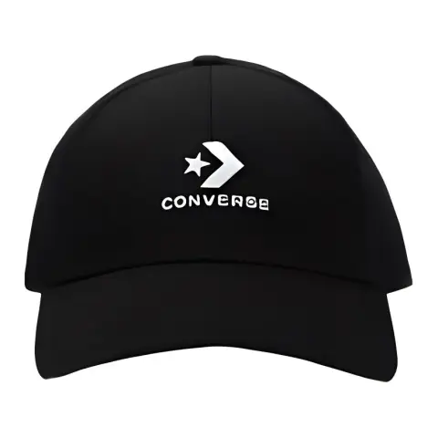 Converse Cotton Baseball Caps Unisex Black