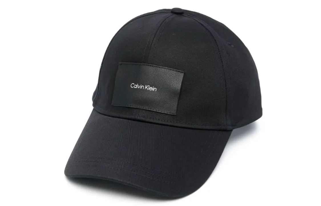 CALVIN KLEIN Cotton Baseball Caps Men's Black
