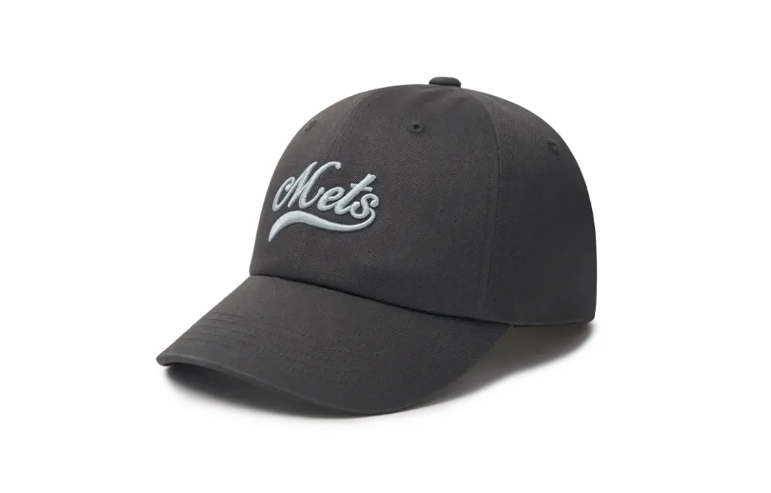 MLB Cotton, Polyester Baseball Caps Unisex Gray