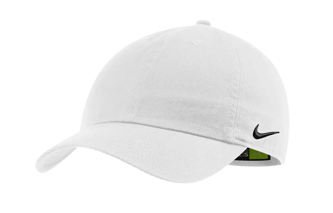 Nike Cotton Baseball Caps Unisex White
