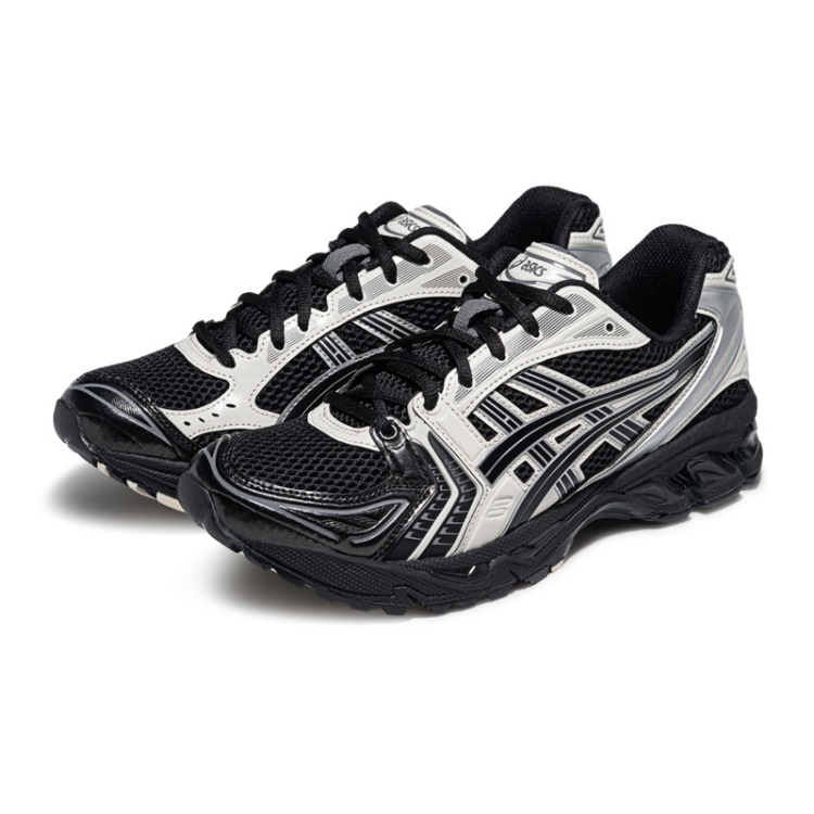 Кроссовки ASICS Gel-Kayano 14 (черно-бежевые) — Чёрныйбежевый — фото 4