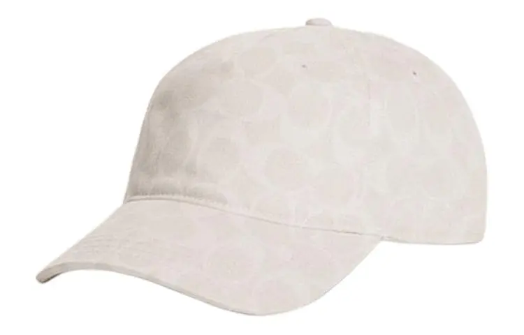 COACH Cotton Baseball Caps Women's White