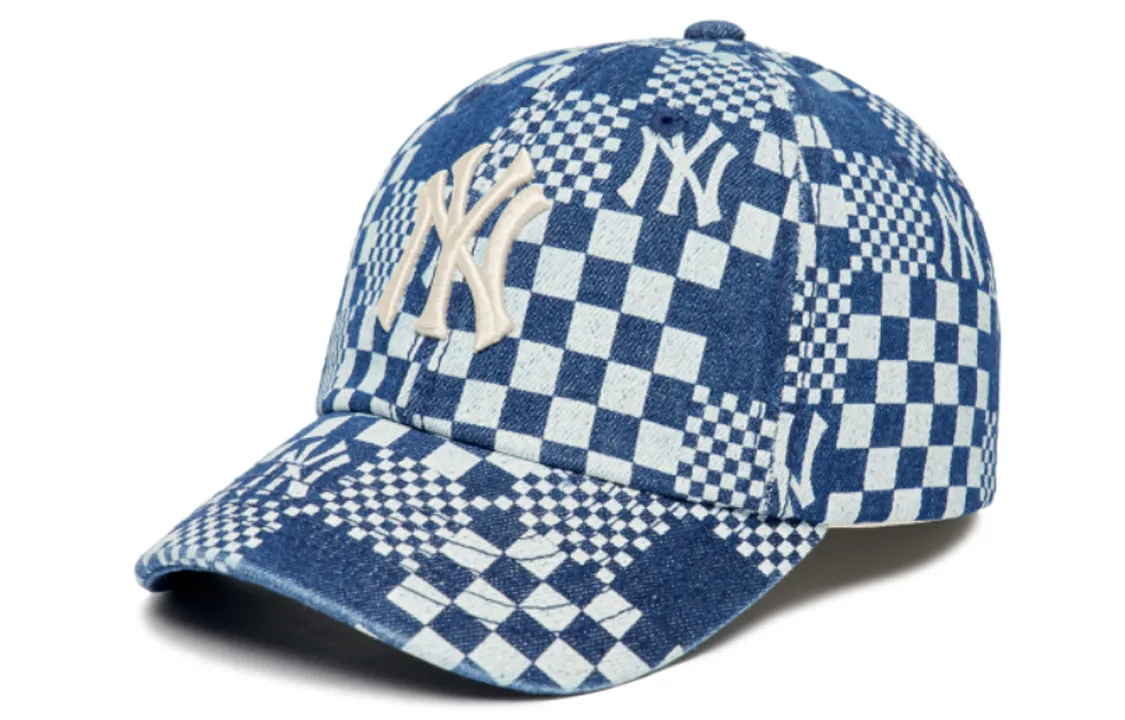 MLB Cotton Baseball Caps Unisex Blue