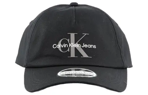 CALVIN KLEIN Cotton Baseball Caps Women's Black