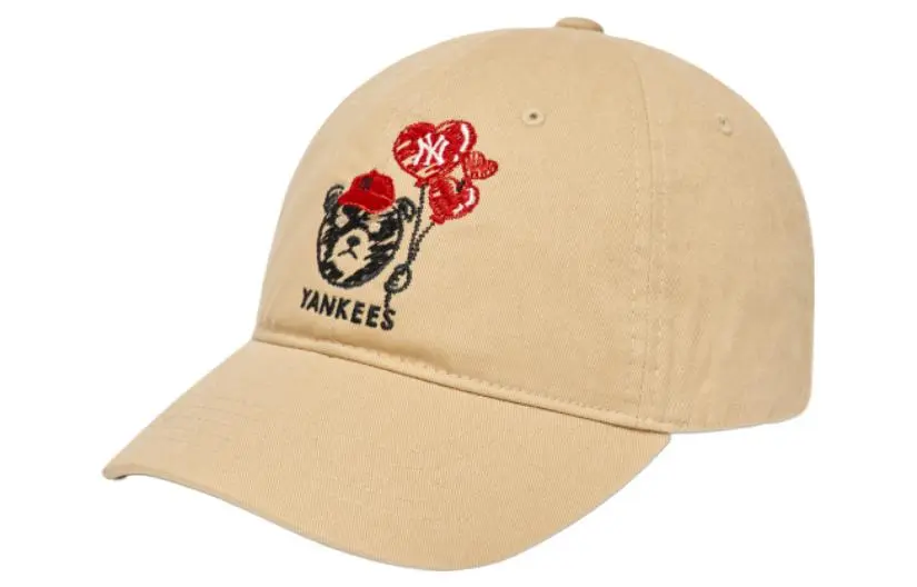 MLB Cotton Baseball Caps Unisex Khaki