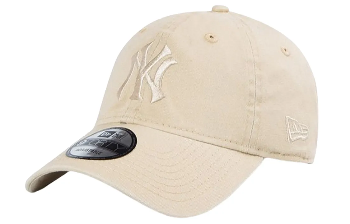 New Era Cotton Baseball Caps Unisex Khaki