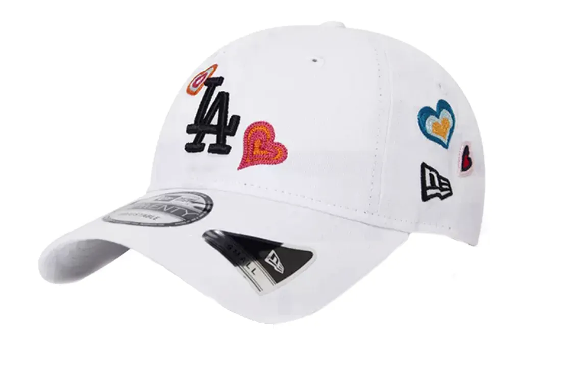 New Era Cotton Baseball Caps Unisex White