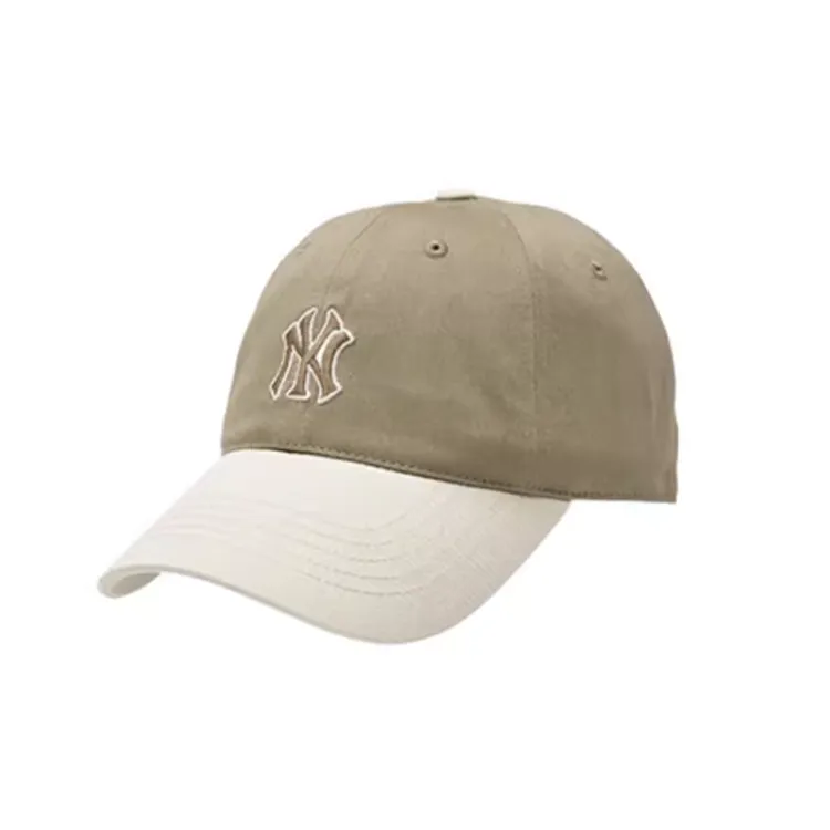 MLB Cotton, Polyester Baseball Caps Unisex Dark Beige