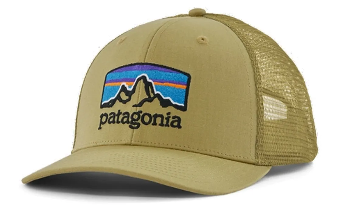 Patagonia Cotton Baseball Caps Unisex Yellow