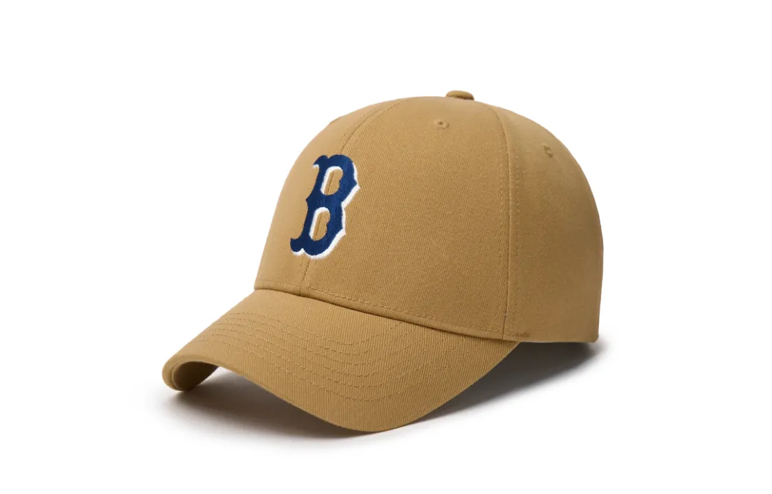 MLB Polyester, Polyurethane, Cotton Baseball Caps Unisex Brown