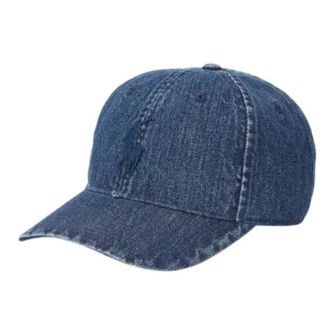 Polo Ralph Lauren Cotton Baseball Caps Unisex Marine Blue