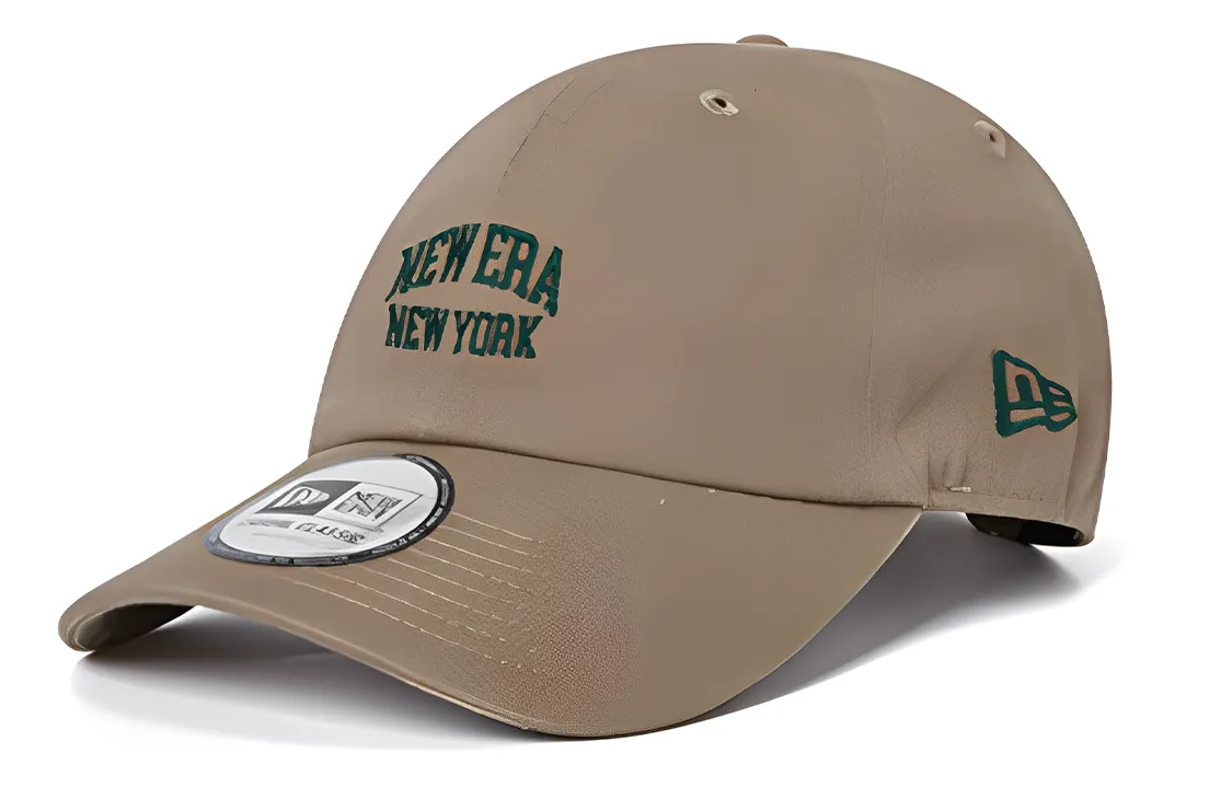 New Era Cotton Baseball Caps Unisex Khaki