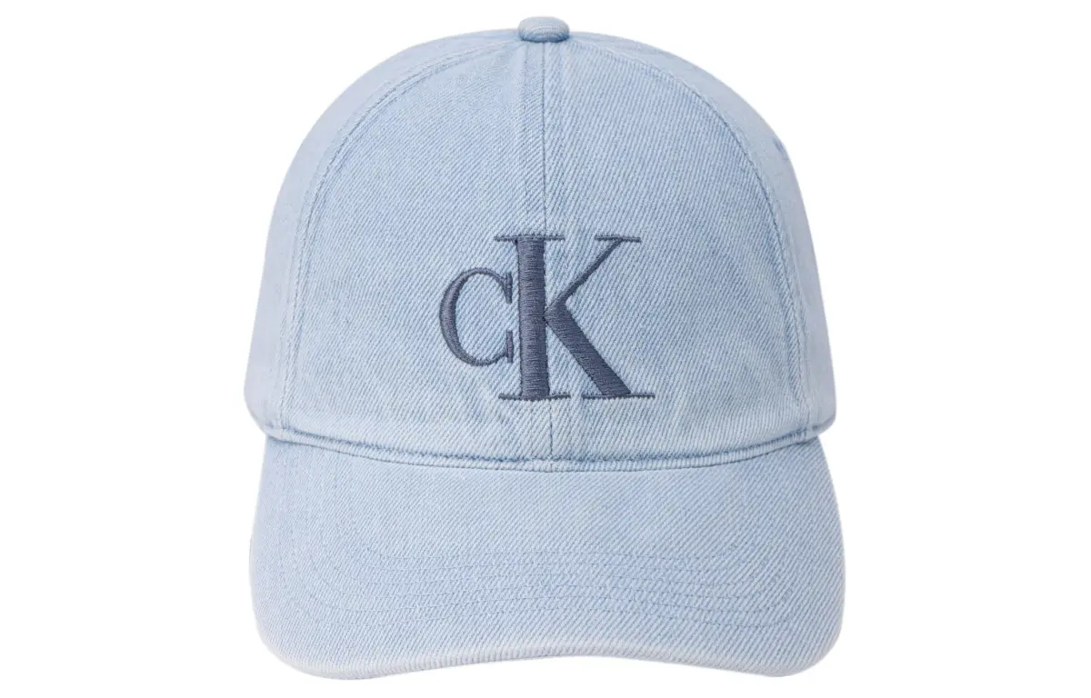 CALVIN KLEIN Acetate Baseball Caps Unisex Blue