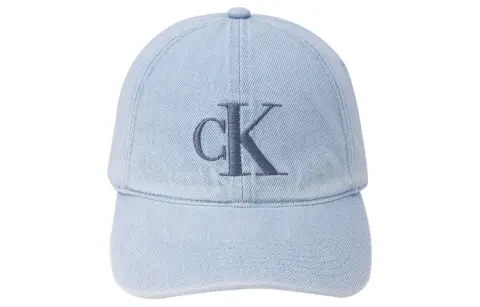 CALVIN KLEIN Acetate Baseball Caps Unisex Blue