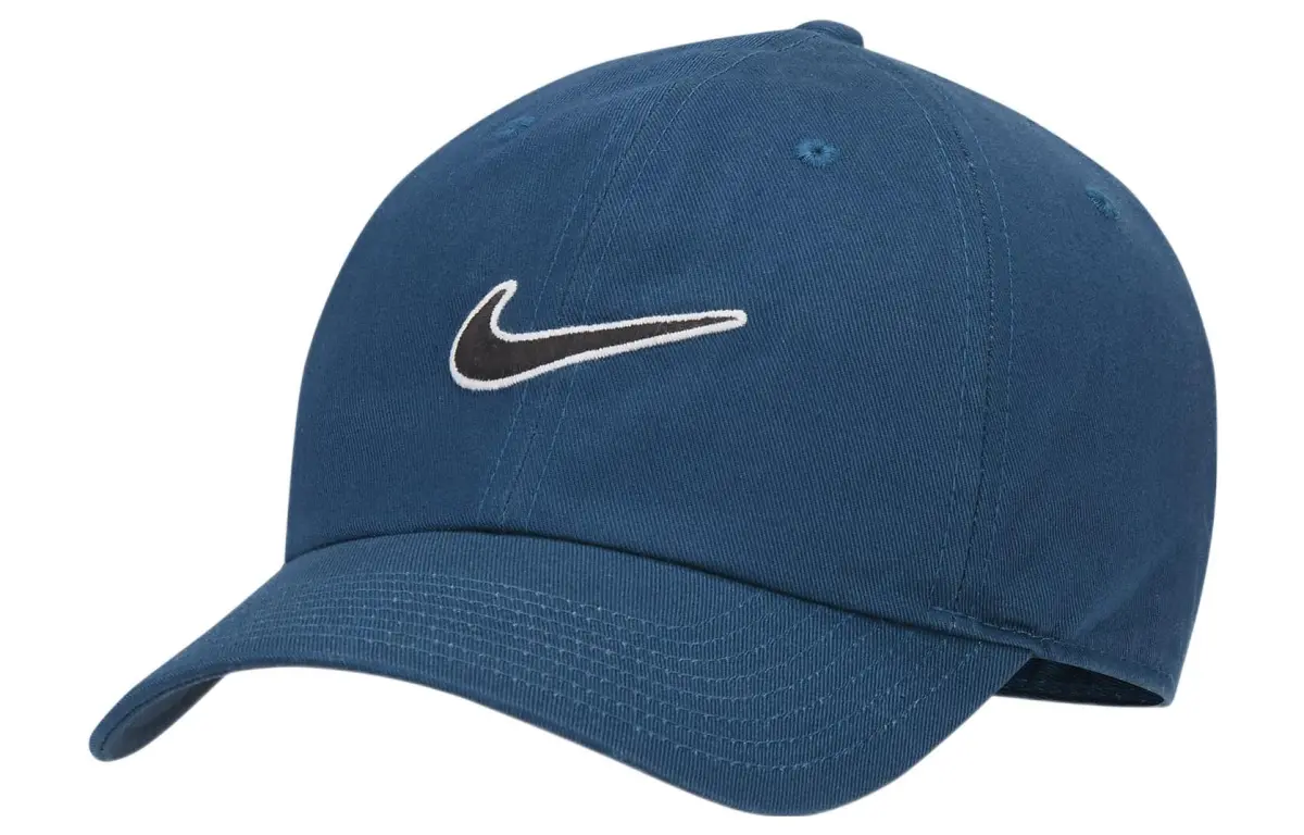 Nike Cotton Baseball Caps Unisex Blue