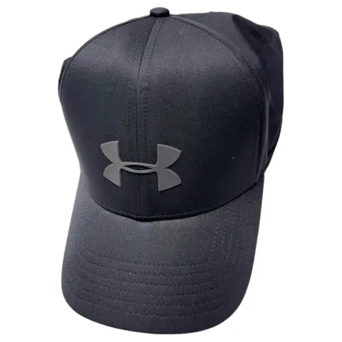 Under Armour Elastane Polyester Baseball Caps Unisex Black