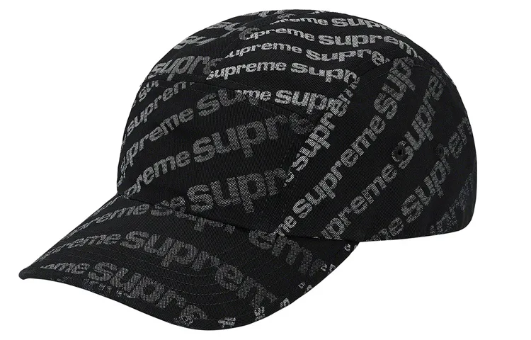 Supreme 100% Cotton Twill Baseball Caps Unisex Black/Navy Blue/Orange/Yellow Green/Ecru
