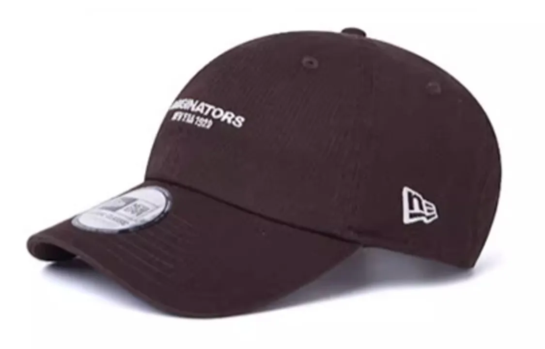 New Era Cotton Baseball Caps Unisex Brown