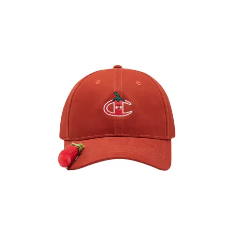 Champion Cotton Baseball Caps Unisex Red