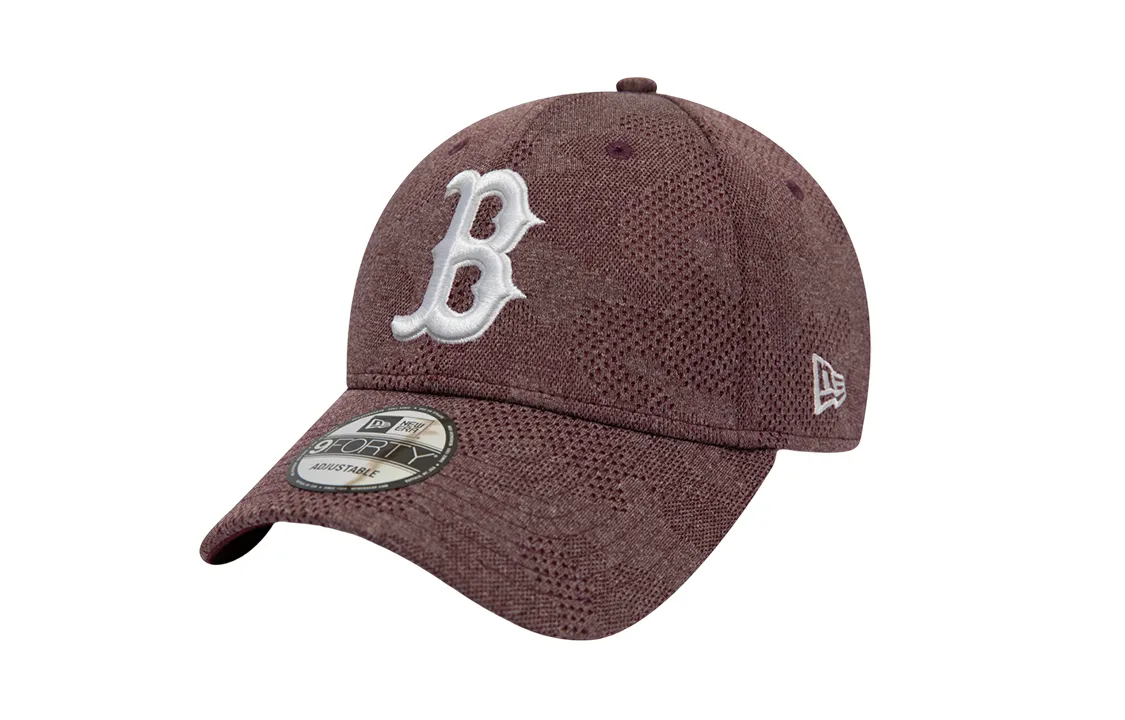 New Era Embroidery Letter Baseball Caps Unisex Red