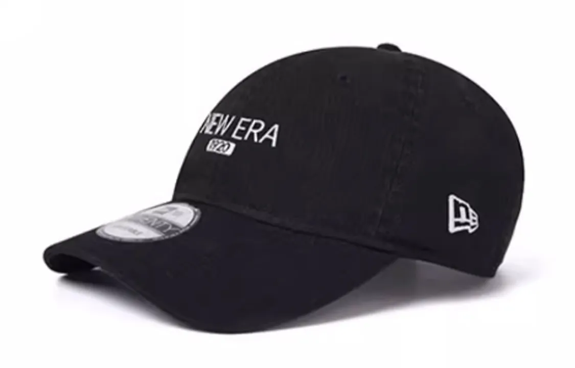New Era Cotton Baseball Caps Unisex Black