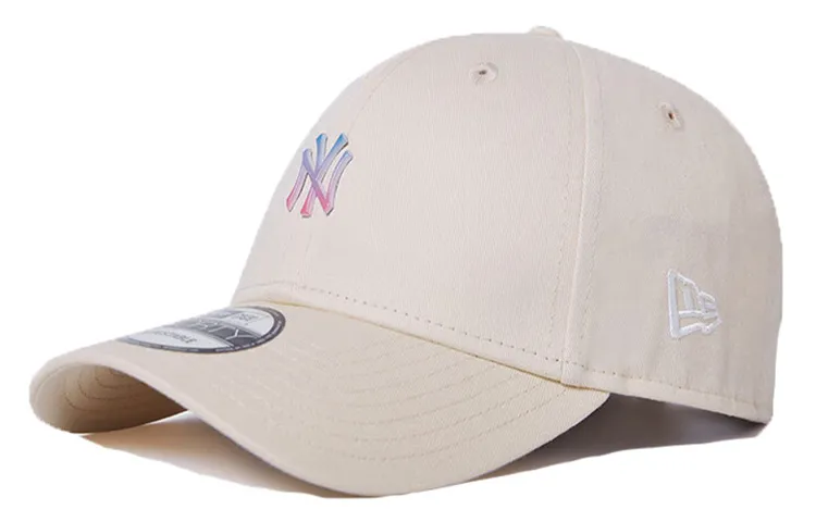 New Era Cotton Baseball Caps Unisex Beige