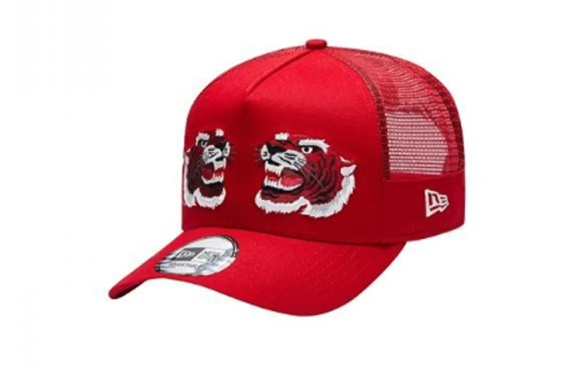 New Era Cotton Baseball Caps Unisex Red