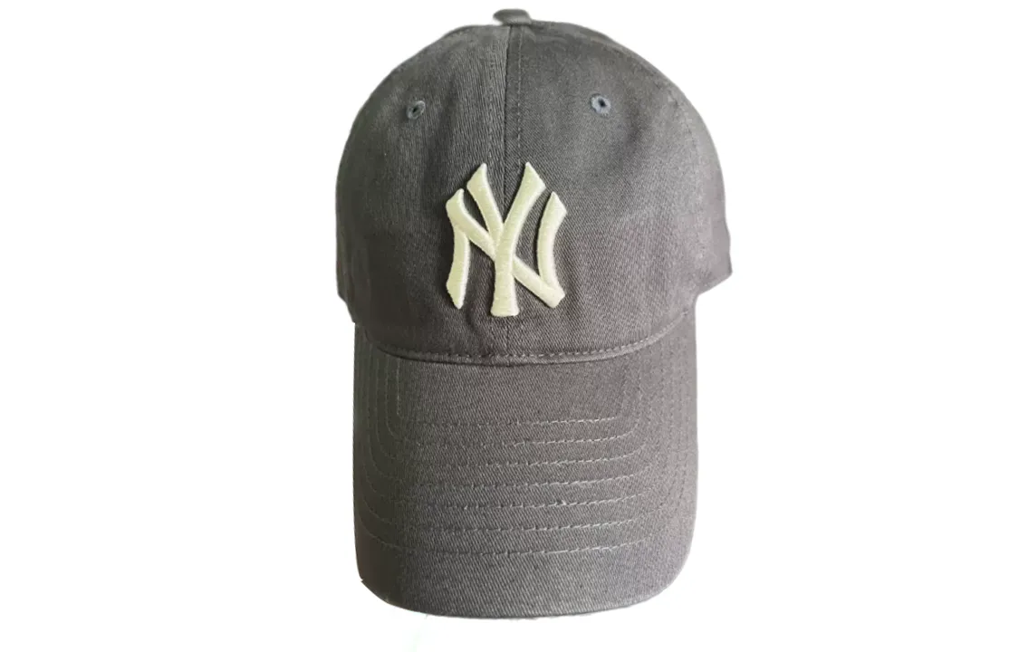 MLB Cotton Baseball Caps Unisex Gray