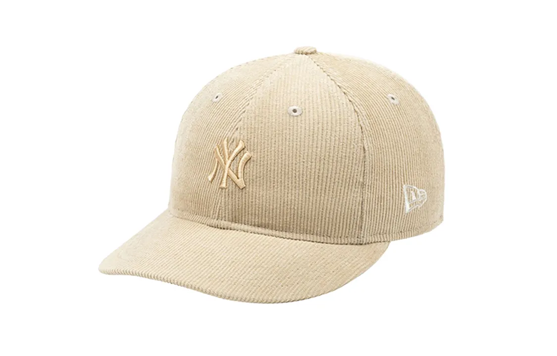 New Era Cotton, Corduroy Baseball Caps Unisex Beige