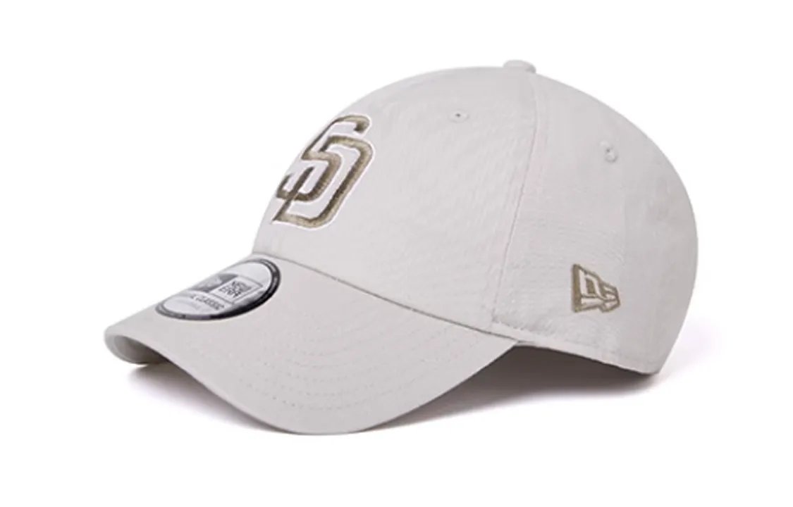 New Era Cotton Baseball Caps Unisex Ecru