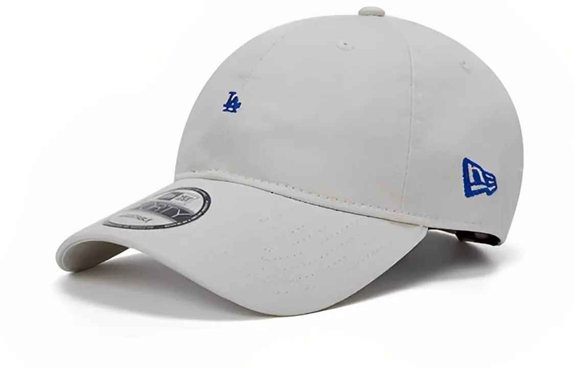 New Era Cotton Baseball Caps Unisex Ivory White