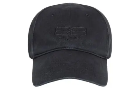 Balenciaga Bb Paris Icon Velcro Strap Cap