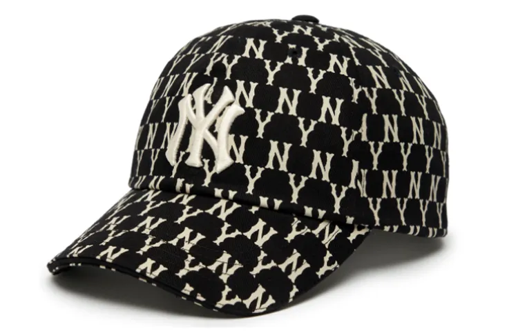 MLB Cotton Baseball Caps Unisex Black