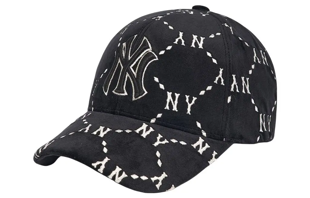 MLB Cotton Baseball Caps Unisex Black