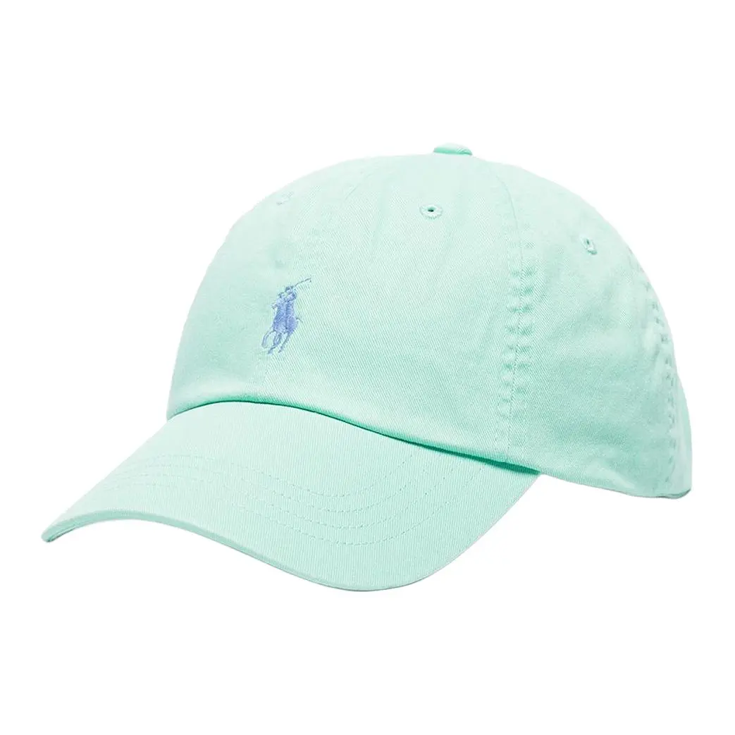 Polo Ralph Lauren Cotton Baseball Caps Unisex Aqua Verde Blue Green