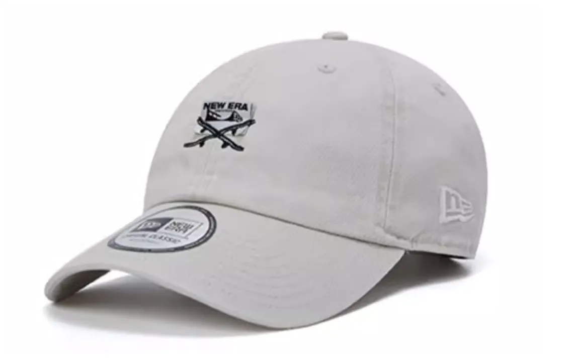 New Era Cotton Baseball Caps Unisex Gray
