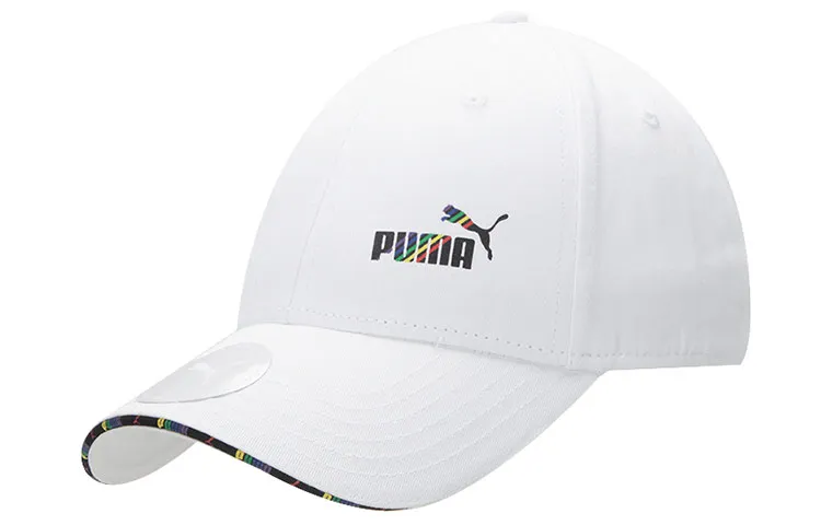 PUMA Athleisure Cotton Baseball Caps Unisex White
