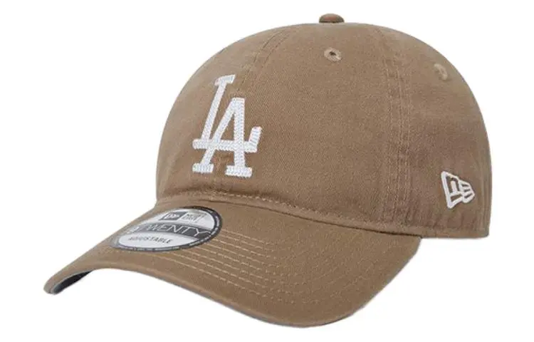 New Era Cotton Baseball Caps Unisex Khaki