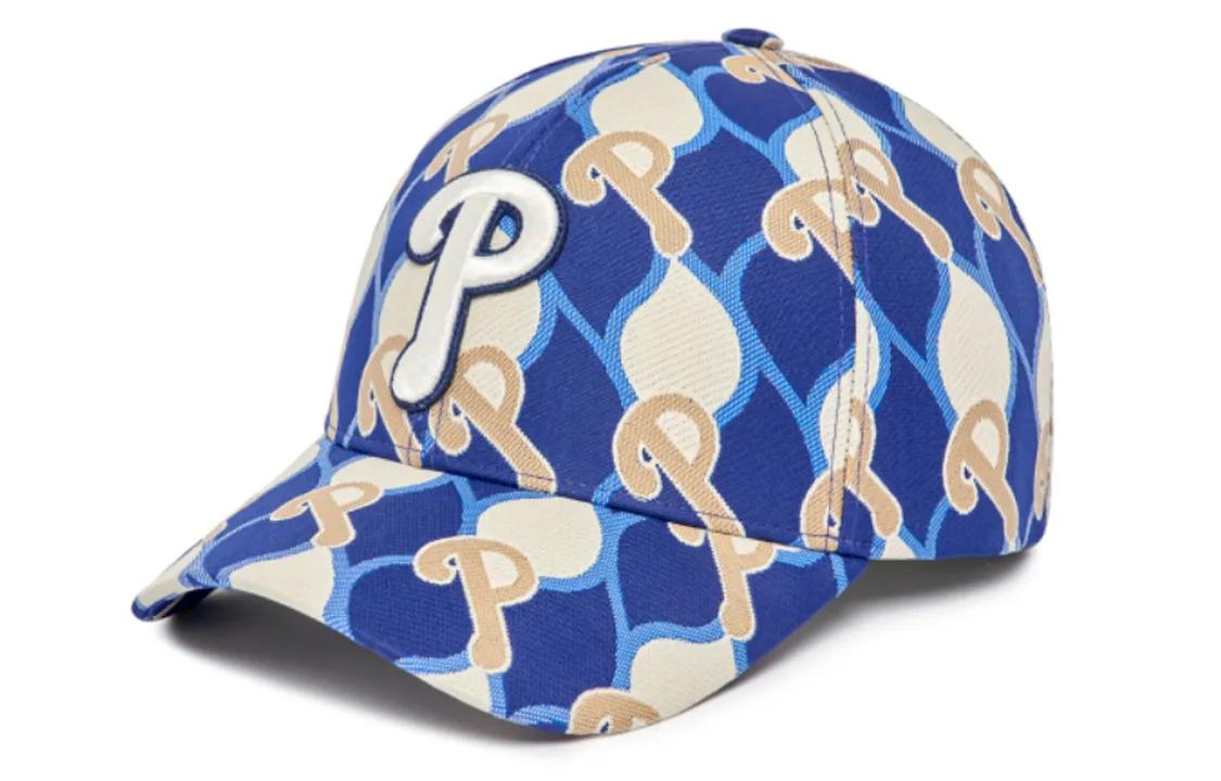 MLB Cotton Baseball Caps Unisex Blue