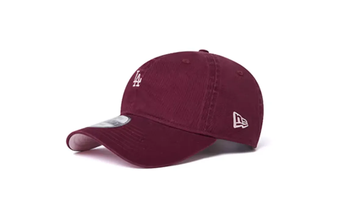 New Era Los Angeles Dodgers Embroidered Baseball Cap Burgundy