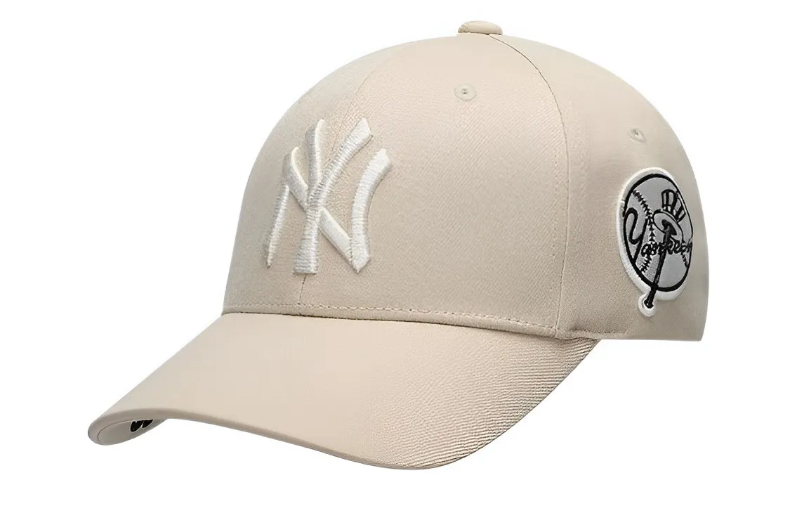 MLB Acrylic Wool Elastane Baseball Caps Unisex Khaki