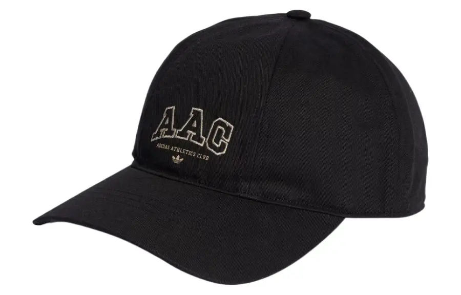 Adidas Originals Cotton Recycled Polyester Baseball Caps Men's Black